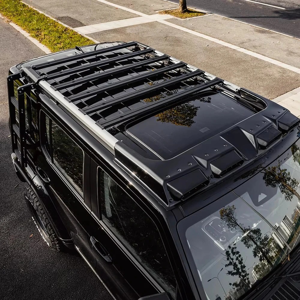 High Quality DAKA Aluminum Alloy Roof Rack Luggage Carrier Platform Modification Kit Side Ladder New Upgrade for GWM Tank 300